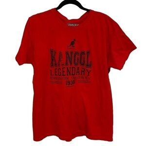 Kangol Men's Red Legendary Mend Tee T-shirt